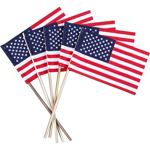 Flags are a major promotional product in political campaigns