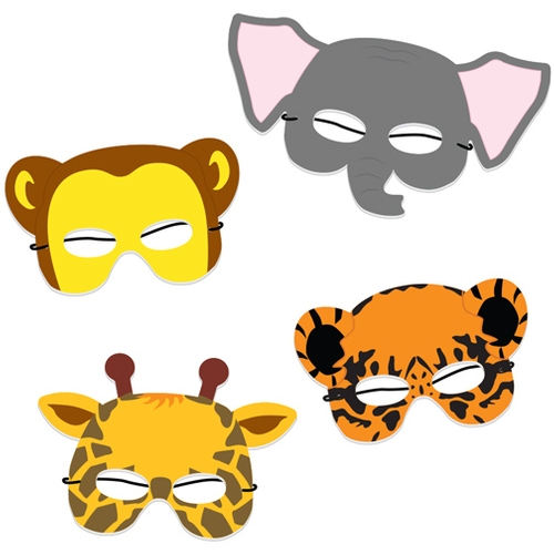 Celebrate zoo keepers with these fun animal masks.