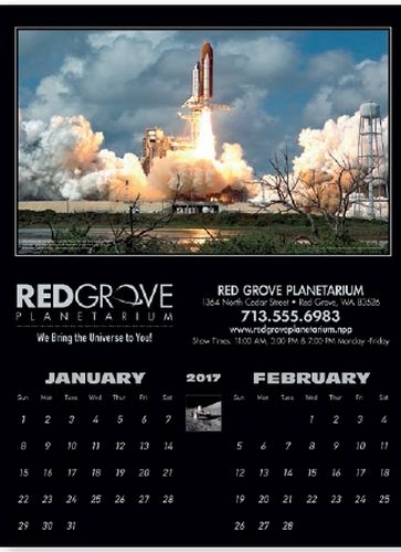Keep space exploration at the forefront with this calendar.